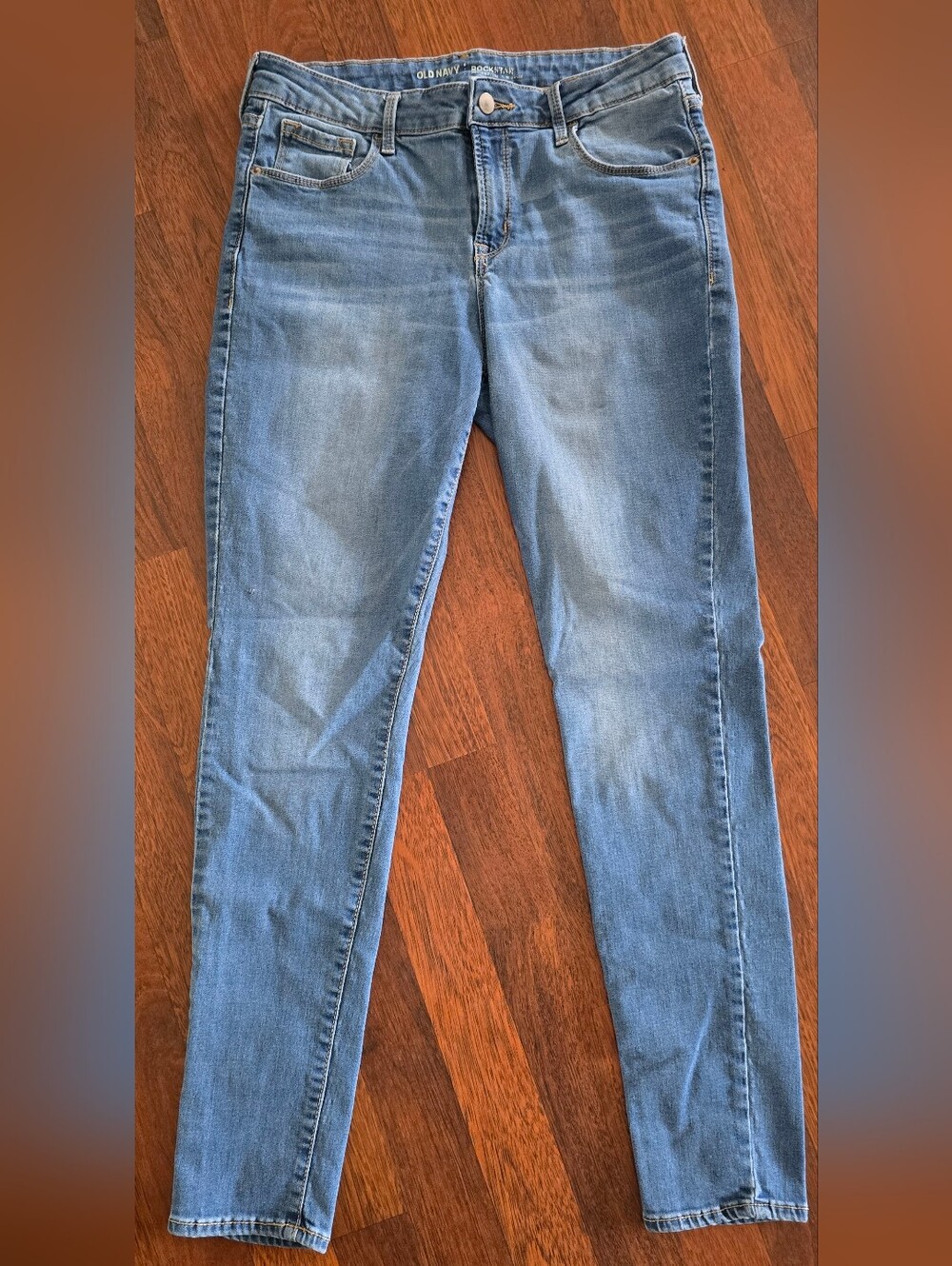 Old Navy Rockstar Women's Light Wash Skinny Jeans Size 12R